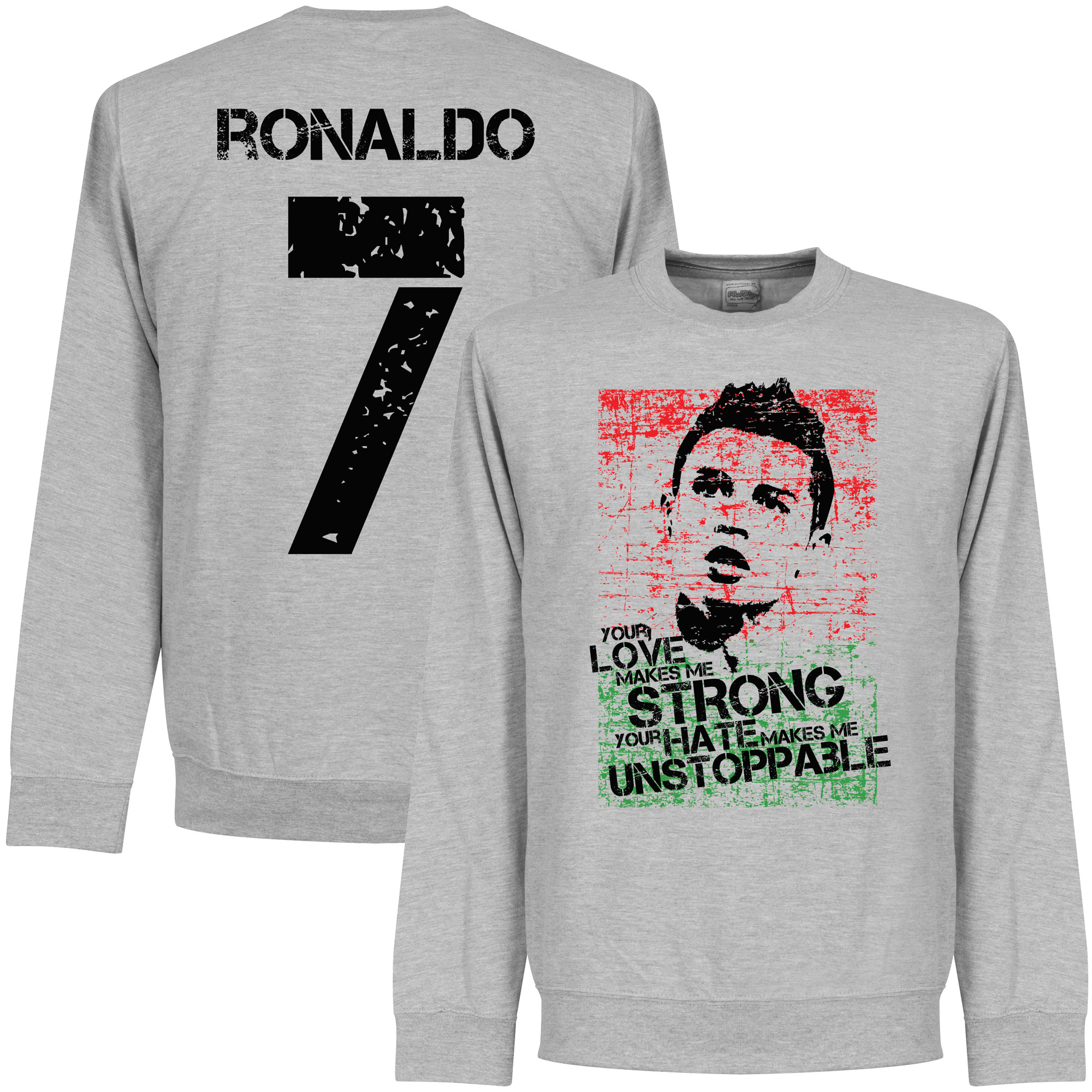 Ronaldo 7 Portugal Flag Sweater - XL