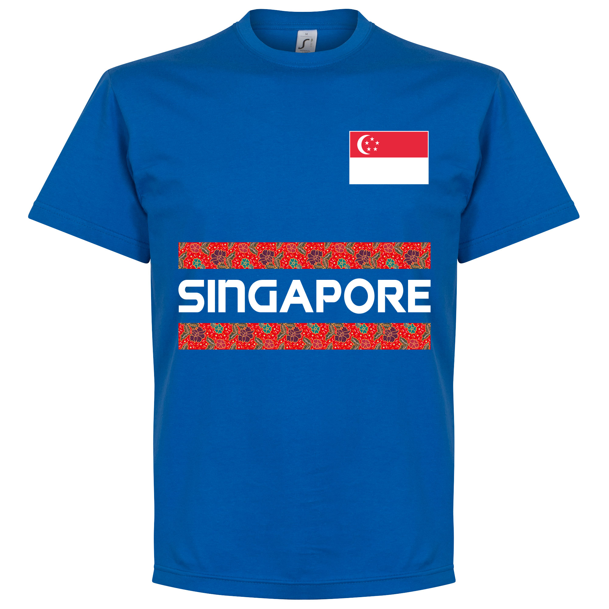 Singapore Team T-Shirt - Blauw - XL