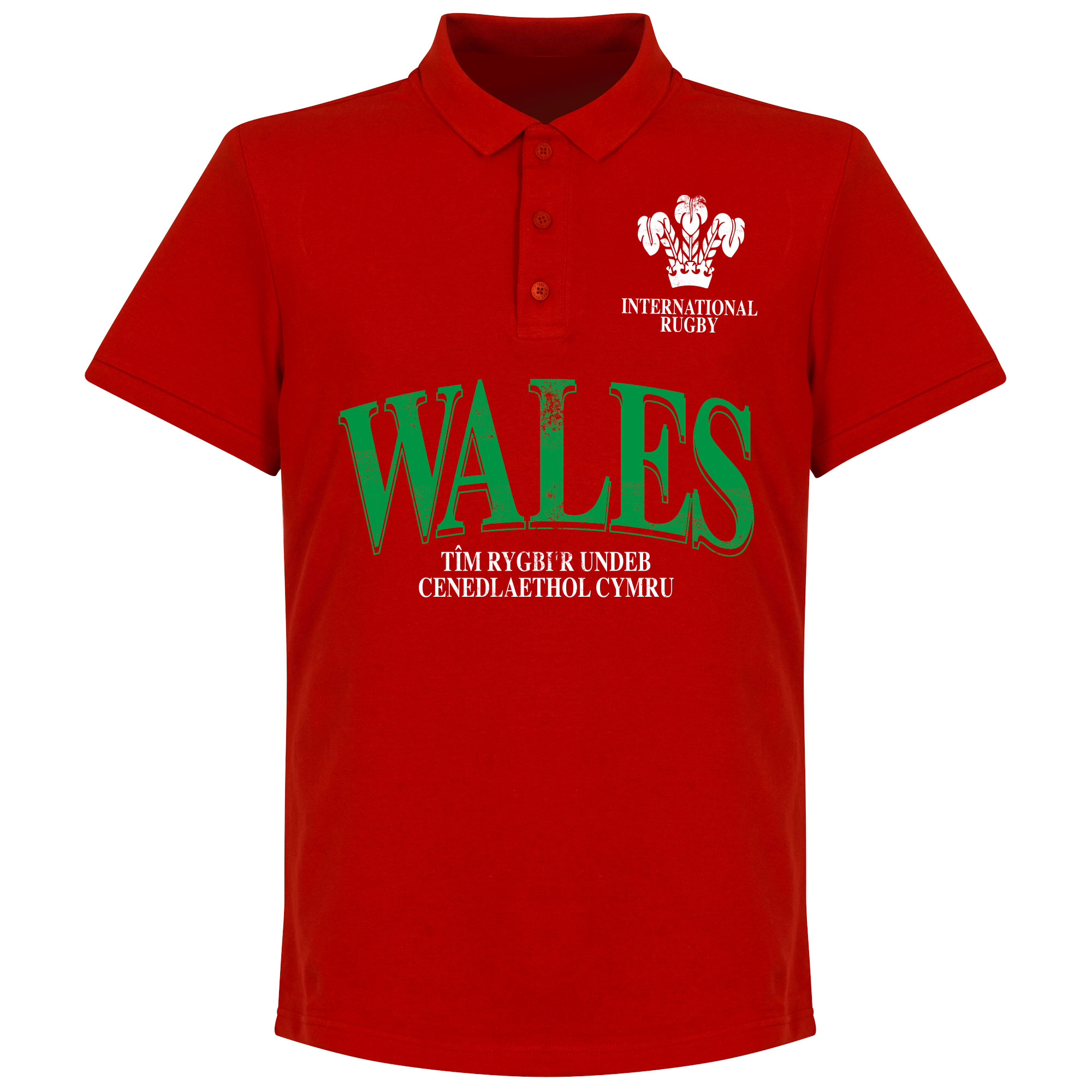 Wales Rugby Polo - Rood - XXL