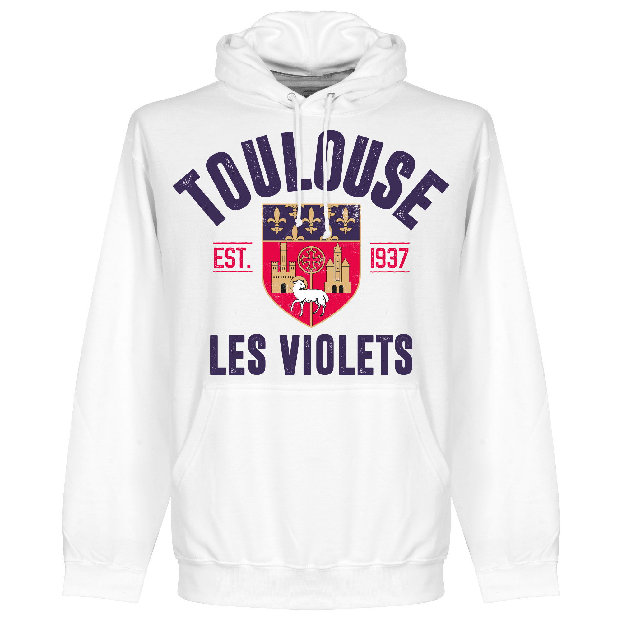 Toulouse FC Established Hoodie - Wit