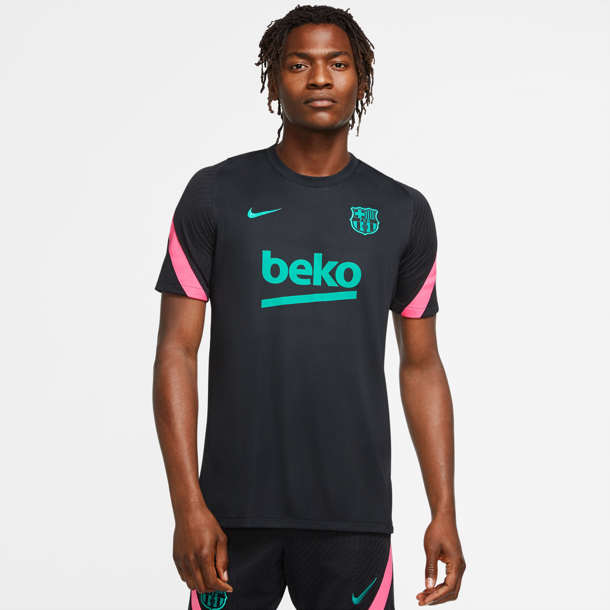 Barcelona UCL Trainingsshirt 2020-2021 - Zwart
