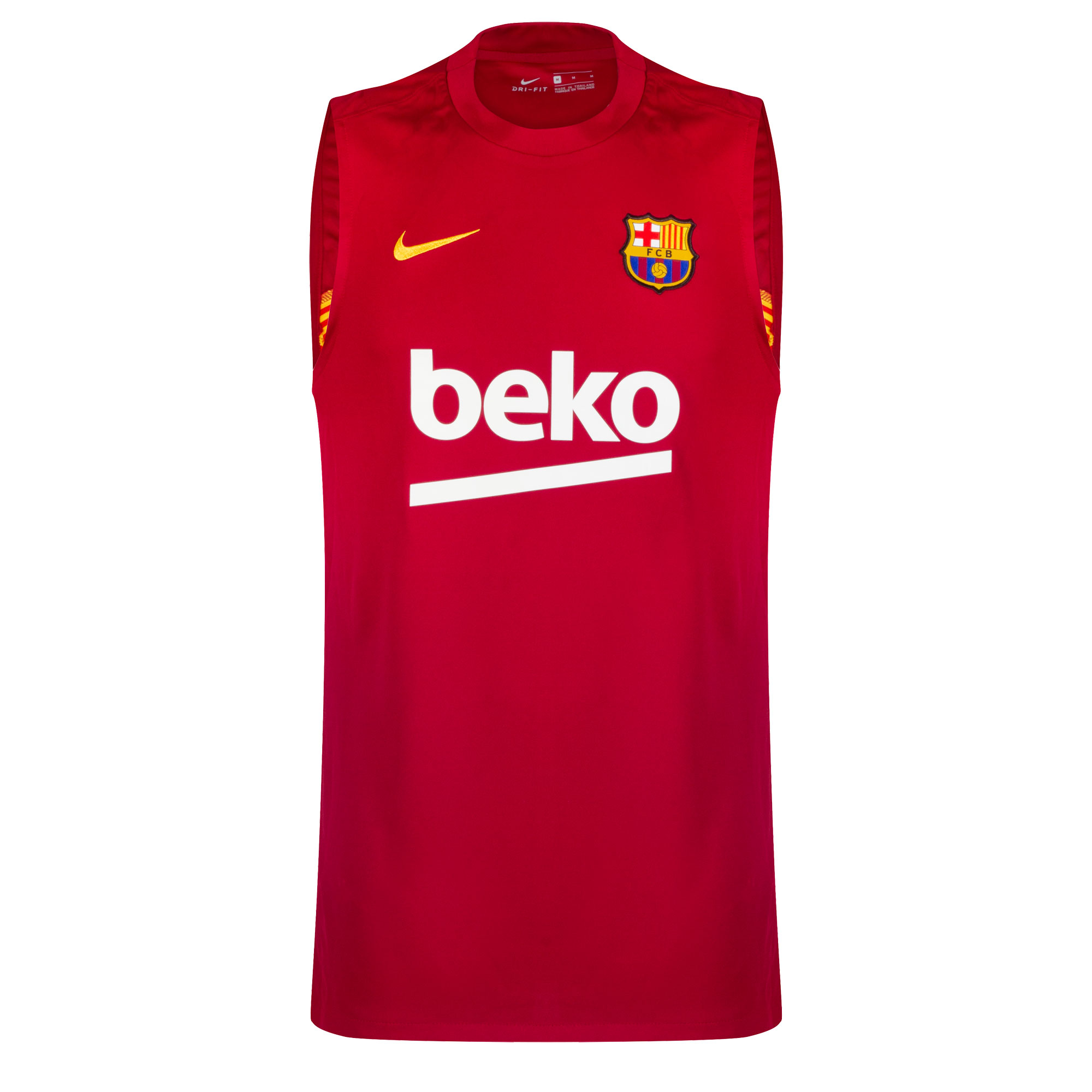 Barcelona Breathe Strike Sleeveless Trainingsshirt 2020-2021 - Rood