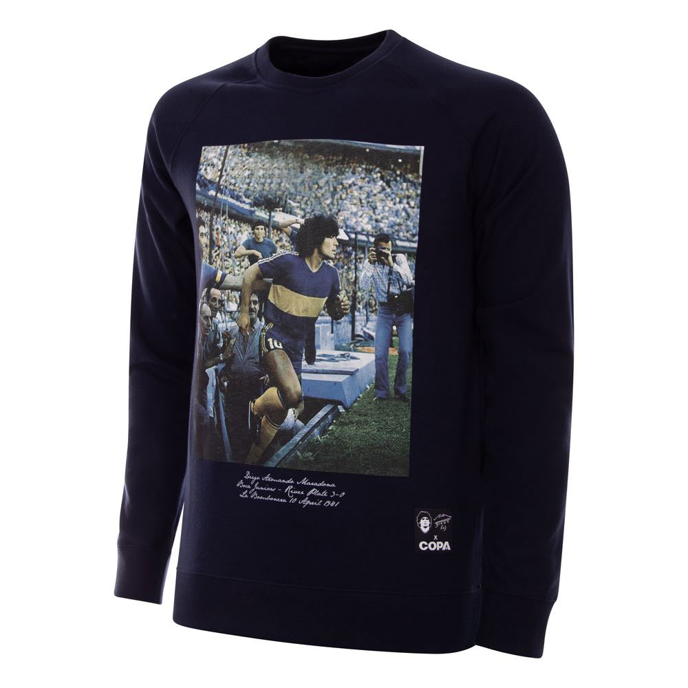 Maradona Boca Juniors Bombonera Sweater - Zwart - XL